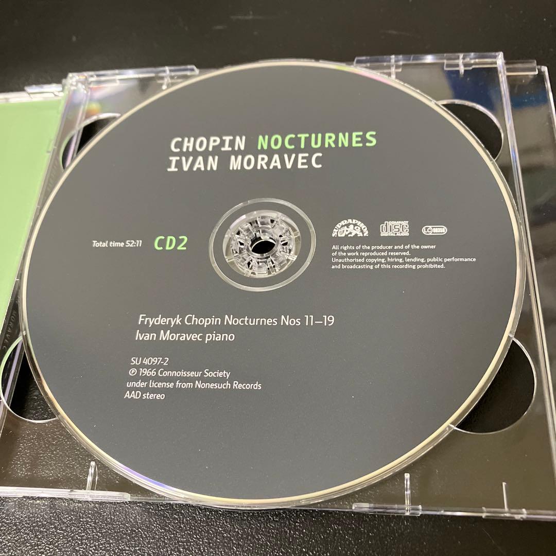 【売約済】モラヴェッツ／ショパン：夜想曲(ノクターン)全集（19曲）　2CD