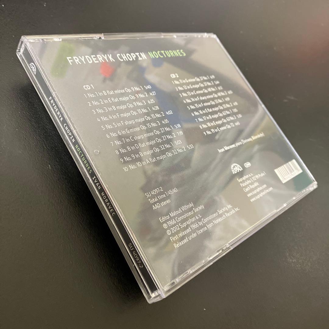 【売約済】モラヴェッツ／ショパン：夜想曲(ノクターン)全集（19曲）　2CD