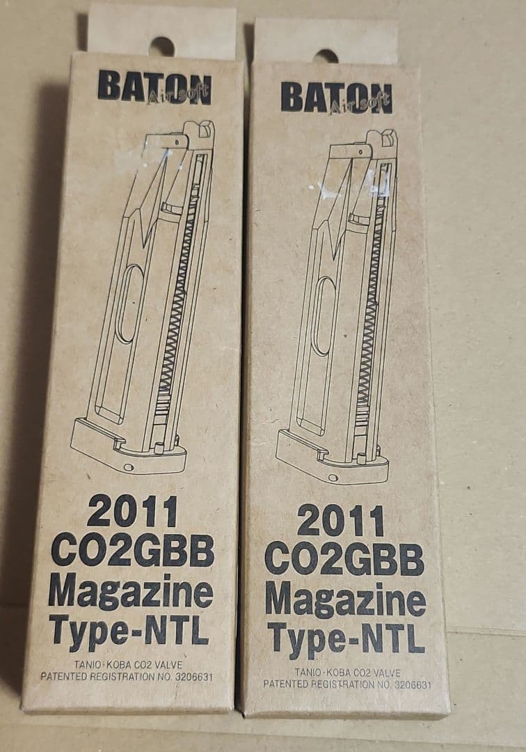 BATON 2011 CO2 スペアマガジン Type-NTL サバゲー 2本