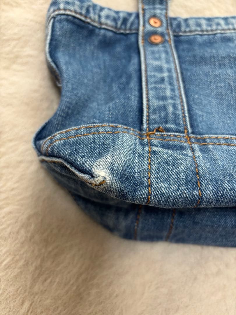 値下げ中！ポロ　ラルフローレン　デニムミニトートバッグ