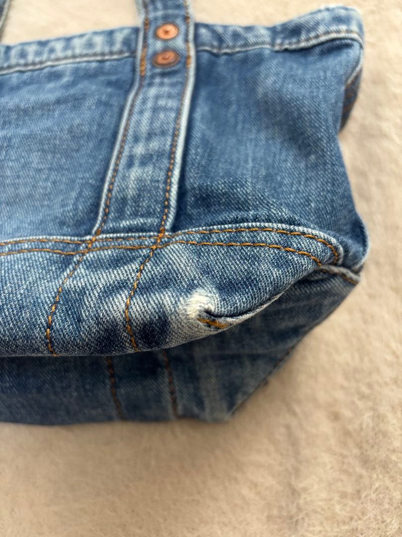 値下げ中！ポロ　ラルフローレン　デニムミニトートバッグ