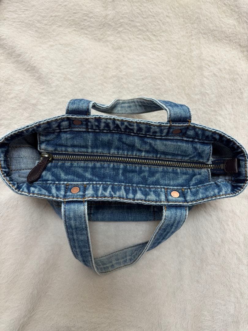 値下げ中！ポロ　ラルフローレン　デニムミニトートバッグ