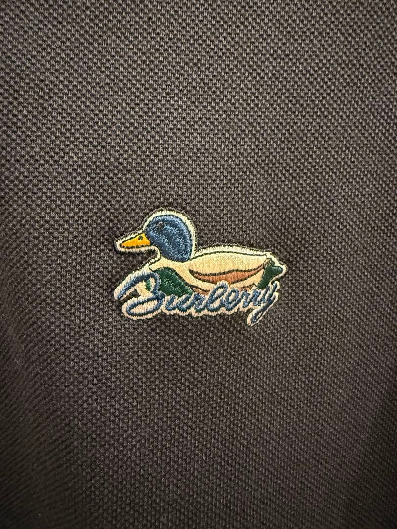 未使用　BURBERRY ポロシャツ ダークネイビー