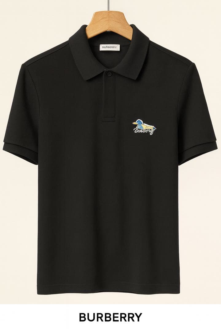 未使用　BURBERRY ポロシャツ ダークネイビー