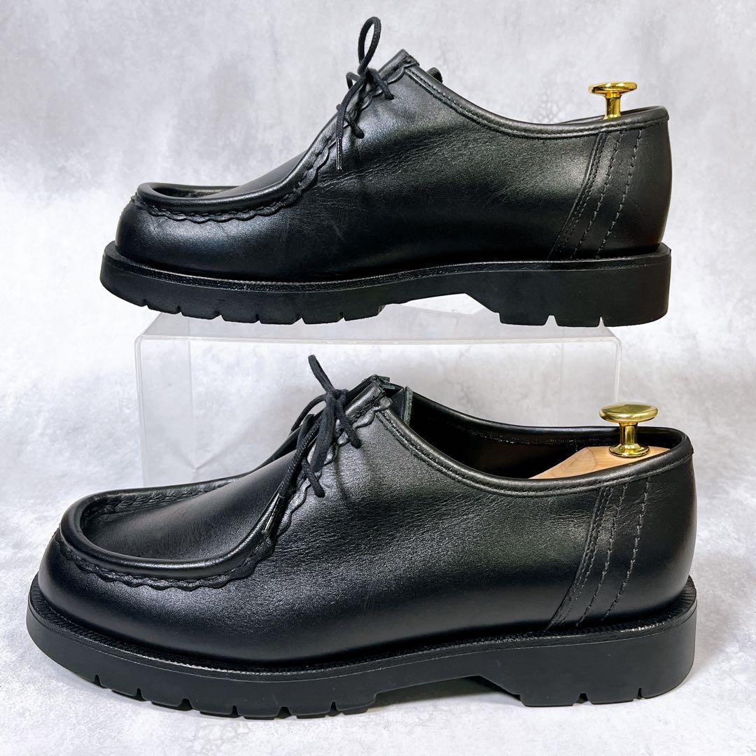 ☆未使用級☆【クレマン】パドロール(40) チロリアンシューズ　本革　厚底　黒