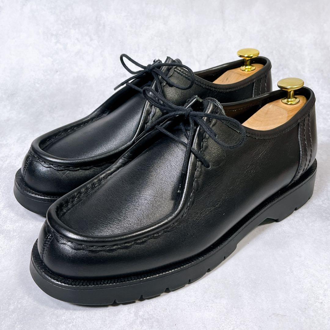 ☆未使用級☆【クレマン】パドロール(40) チロリアンシューズ　本革　厚底　黒