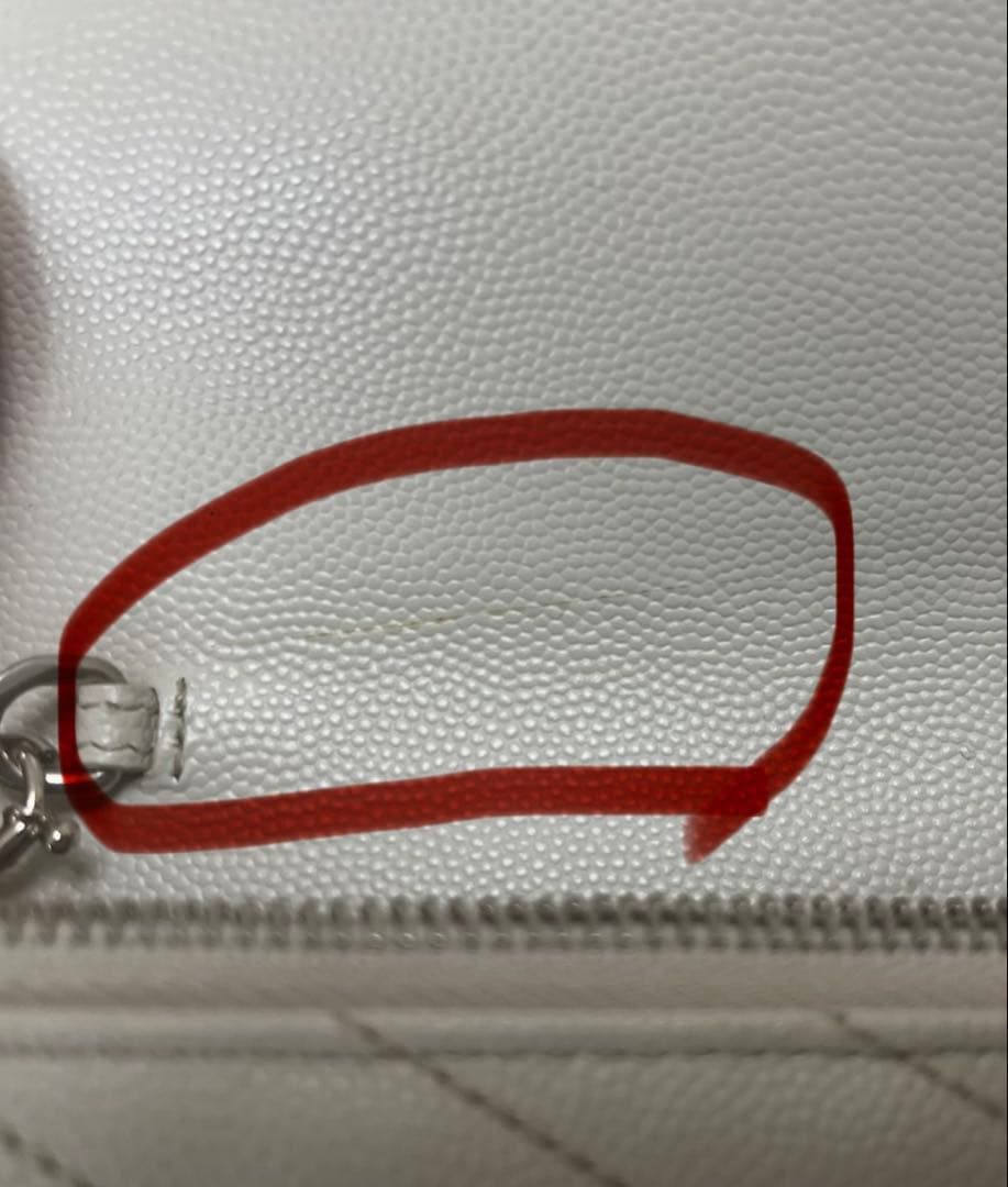 Saint Laurent ホワイトショルダーバッグ