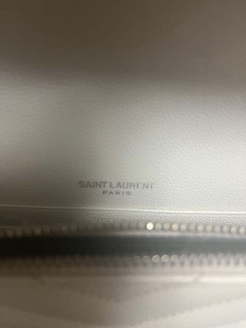 Saint Laurent ホワイトショルダーバッグ