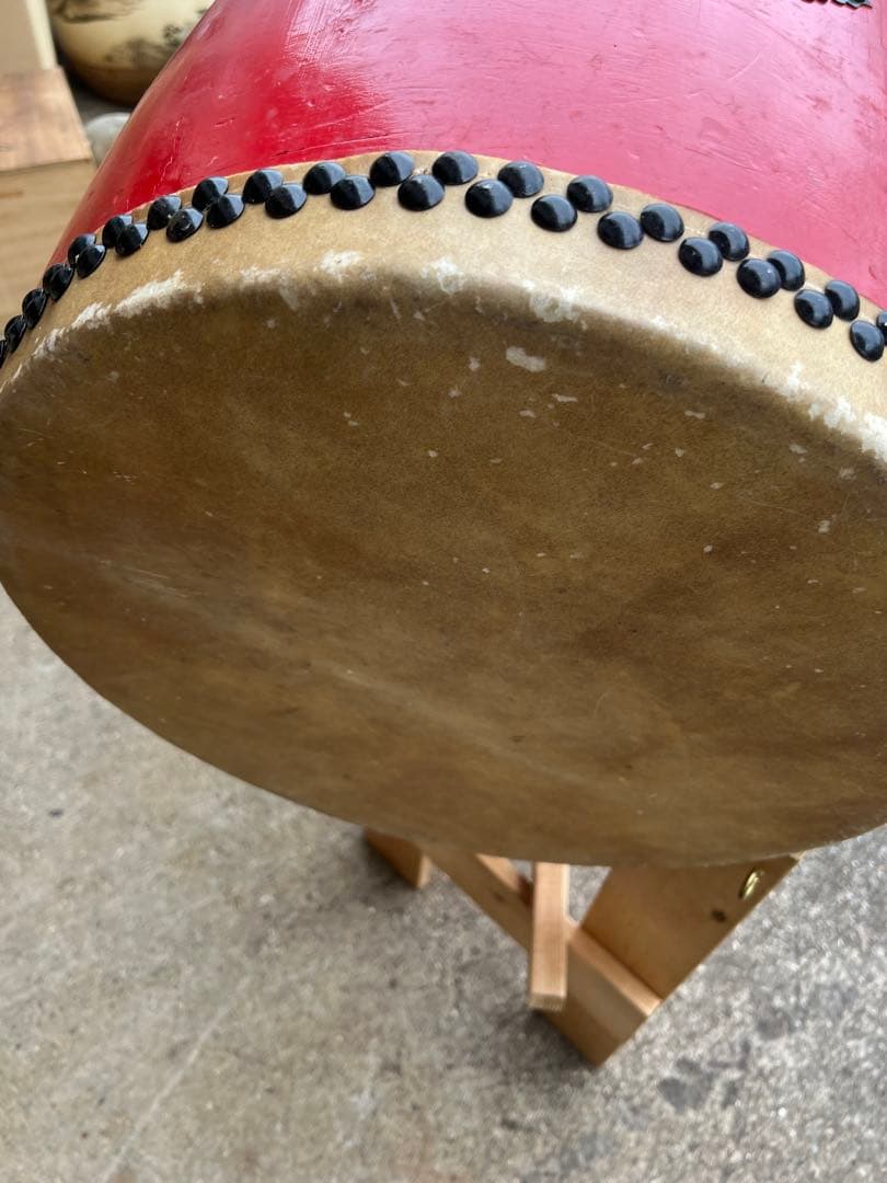 太鼓　台座つき　和太鼓 和太鼓 打楽器 和楽器　④