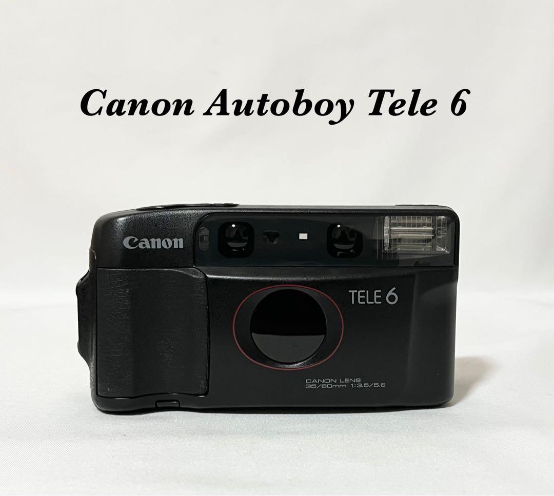 【完動品】Canon Autoboy Tele 6 フィルムカメラ 動作確認済