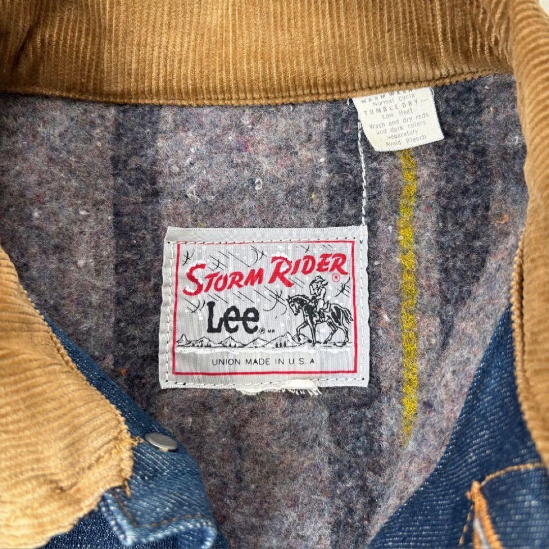 m*9様 【濃紺極上】70s Lee STORM RIDER バキバキ42ゴール