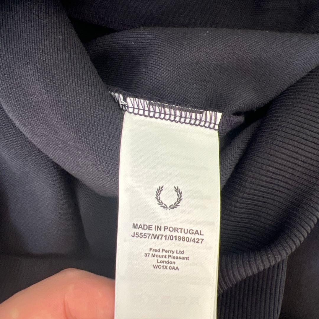 FRED PERRY ネイビー ジャージ M