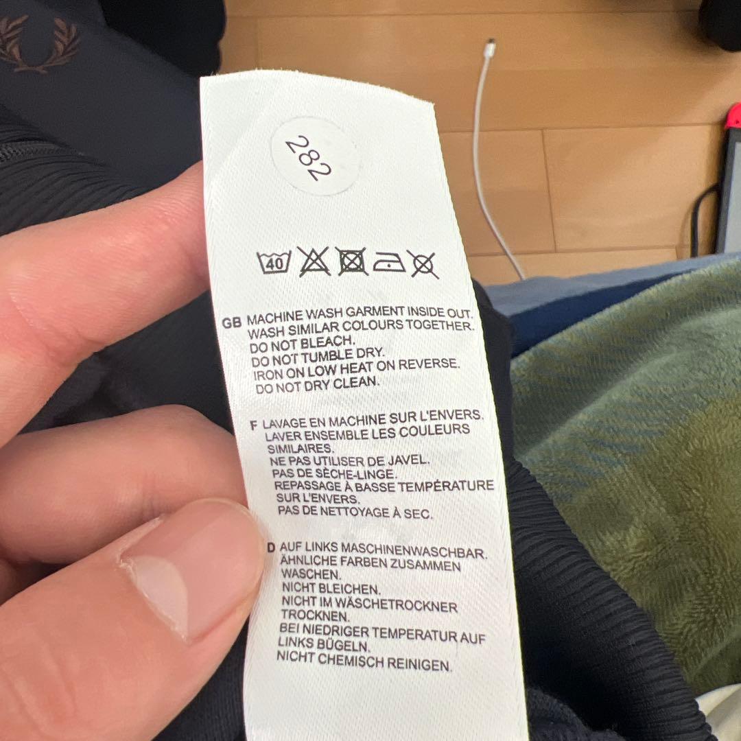 FRED PERRY ネイビー ジャージ M