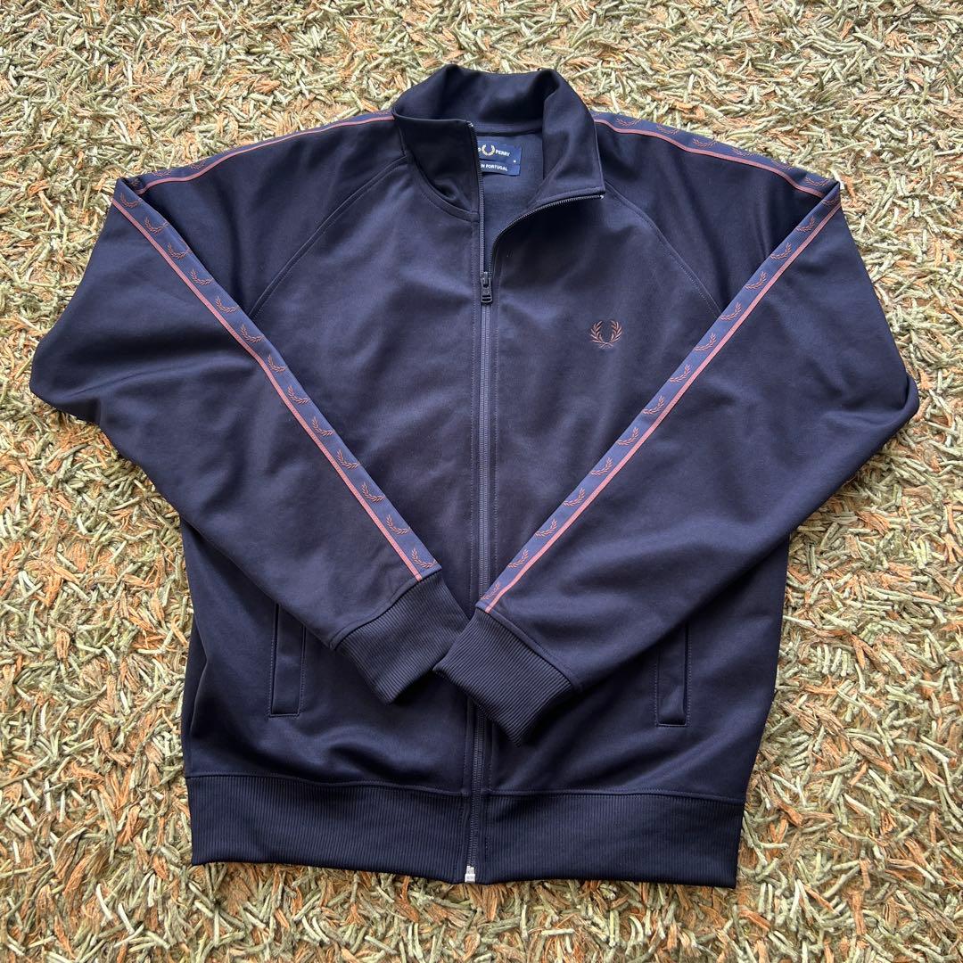 FRED PERRY ネイビー ジャージ M