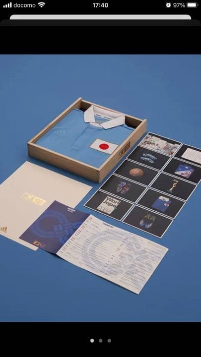 日本代表　100周年　ユニホーム　パッケージ付き