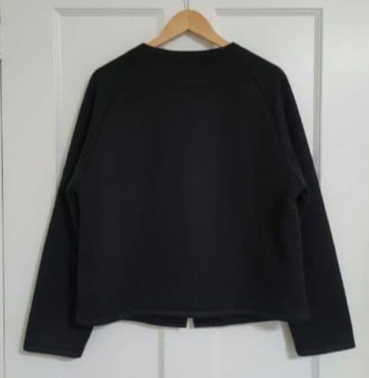 ❤ポケット付き❤ラグランスリーブノーカラージャケット【dopタンバリン】