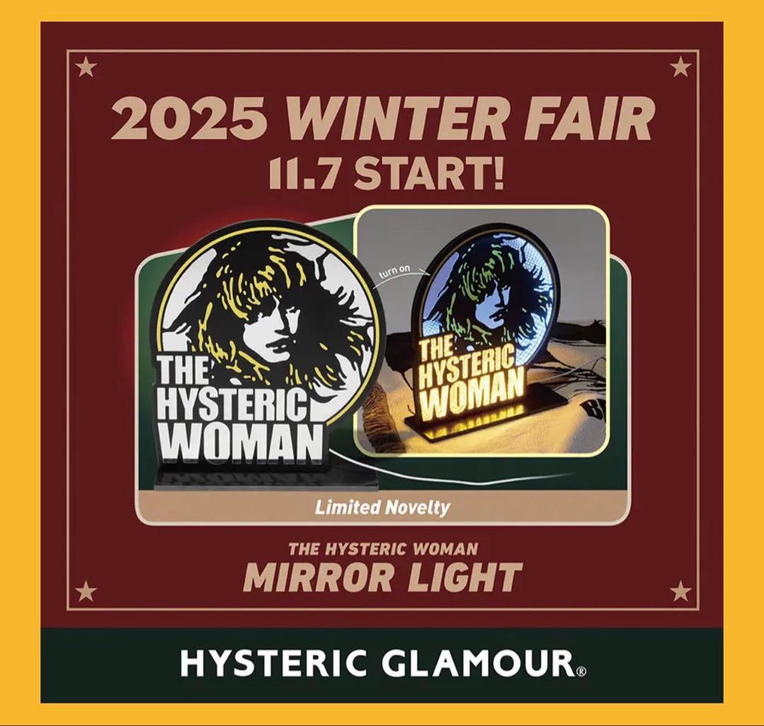 HYSTERIC GLAMOUR★ノベルティ★MIRROR LIGHT