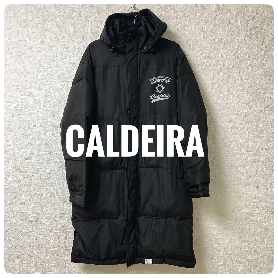 CALDEIRA キャルデラ ベンチコート ブラック フード付 中綿 防寒