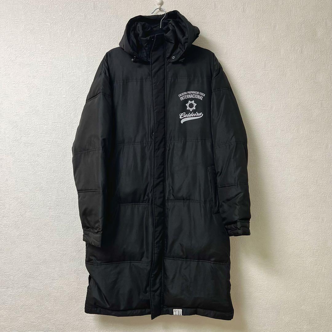 CALDEIRA キャルデラ ベンチコート ブラック フード付 中綿 防寒