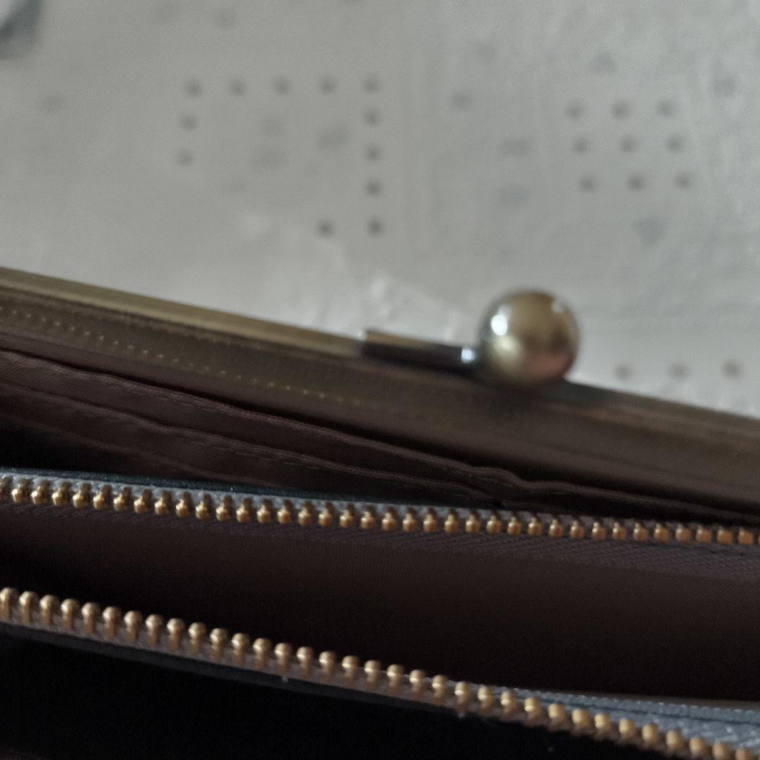 む*ぎ様 花柄デコブランシェがま口財布