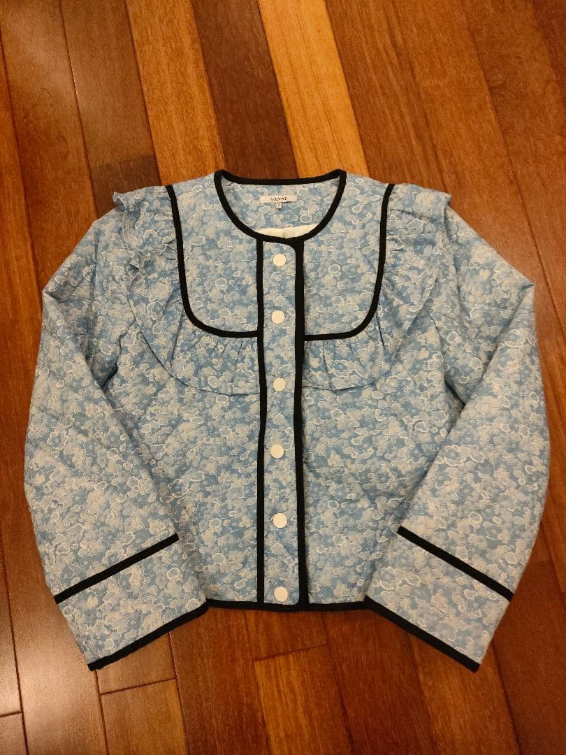 GANNI フリル キルティングジャケット size36