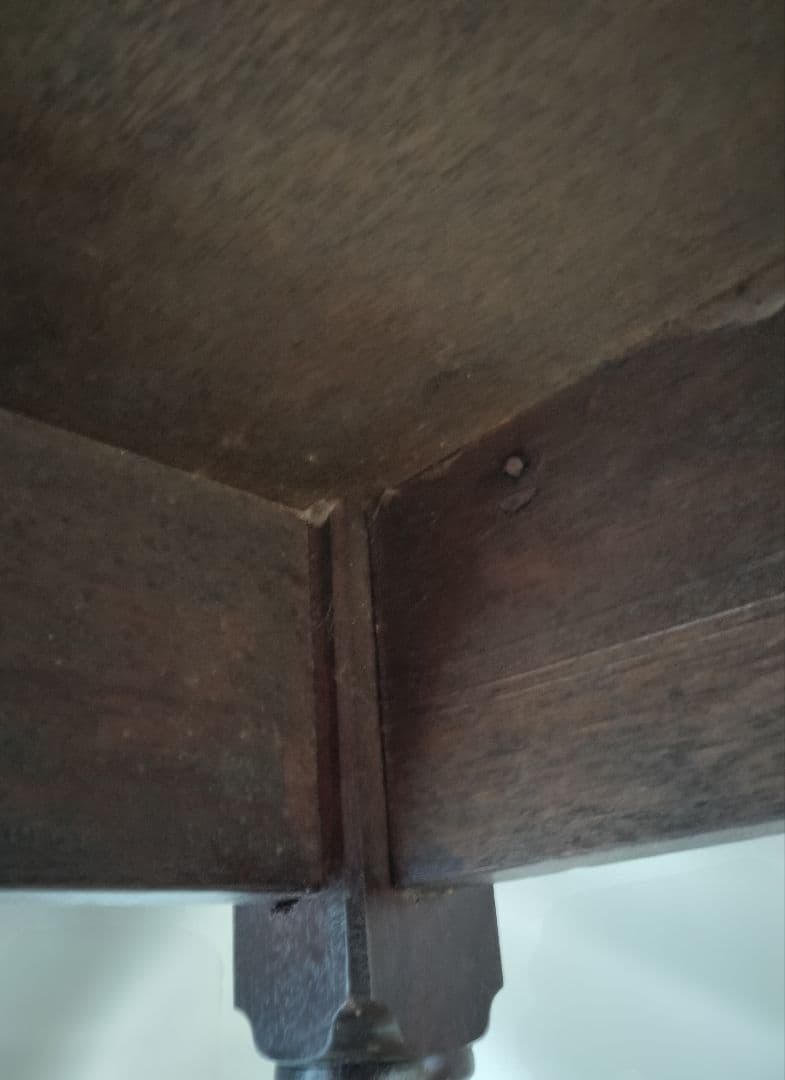 アンティーク　ダイニングテーブル【イギリス産ダークブラウン】