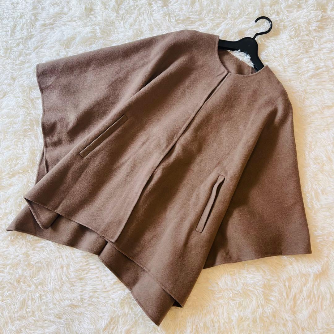 美品✨2021AW セオリーリュクス theory luxe 完売ケープ風コート