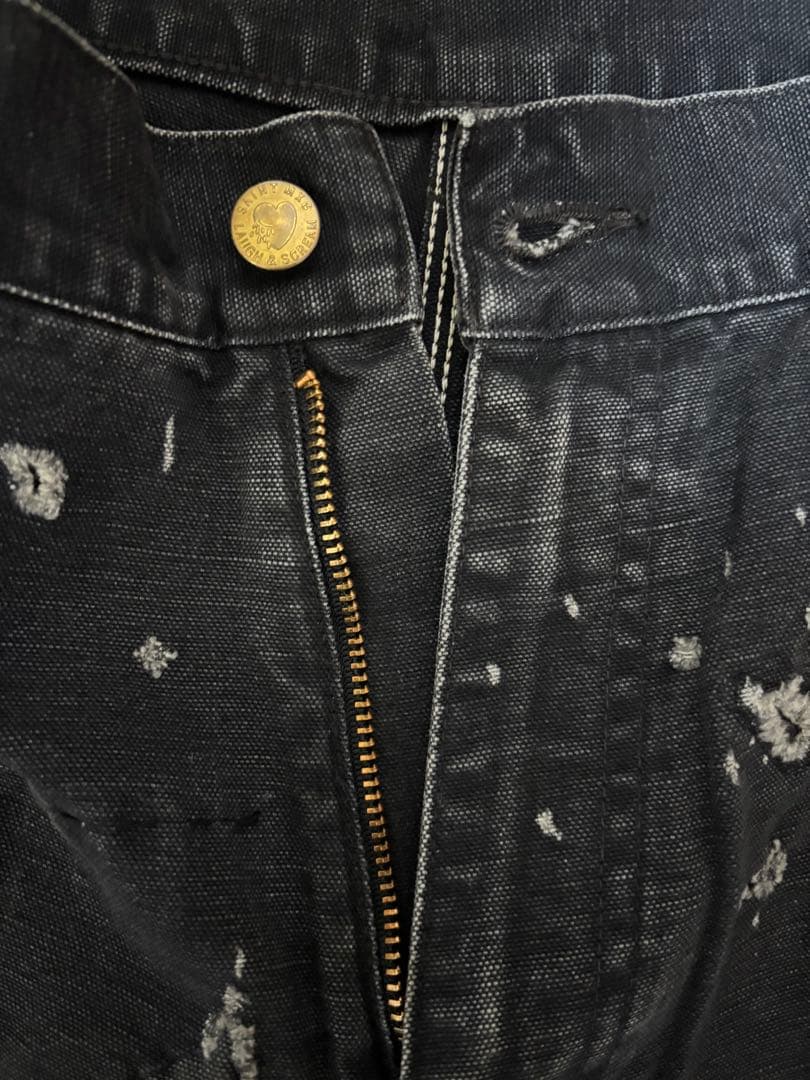 【新品】SAINT Mxxxxxx Double Knee/Dack 黒 L