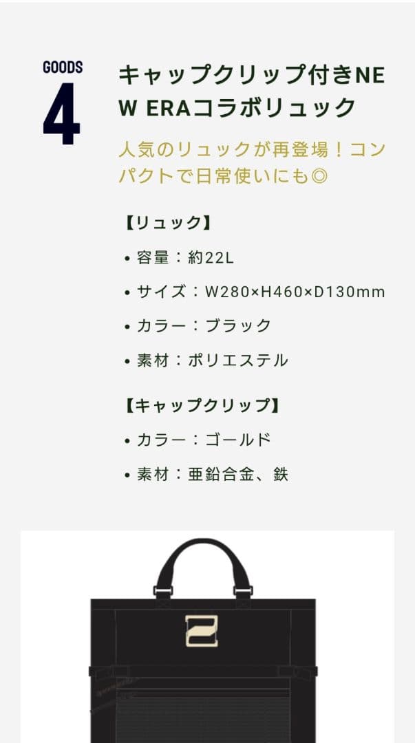 オリックスバファローズ2026年入会グッズ　NEW ERAコラボリュック他おまけ