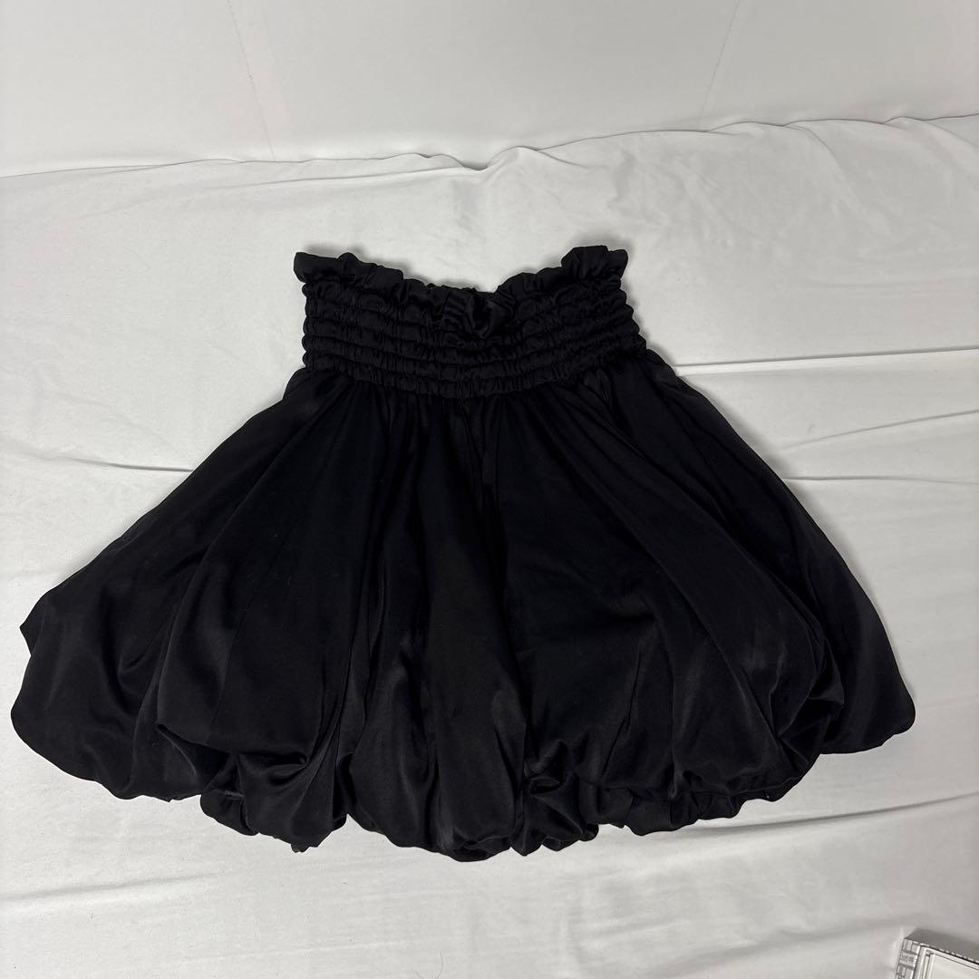 noirkeininomiya ミニバルーンスカート 黒