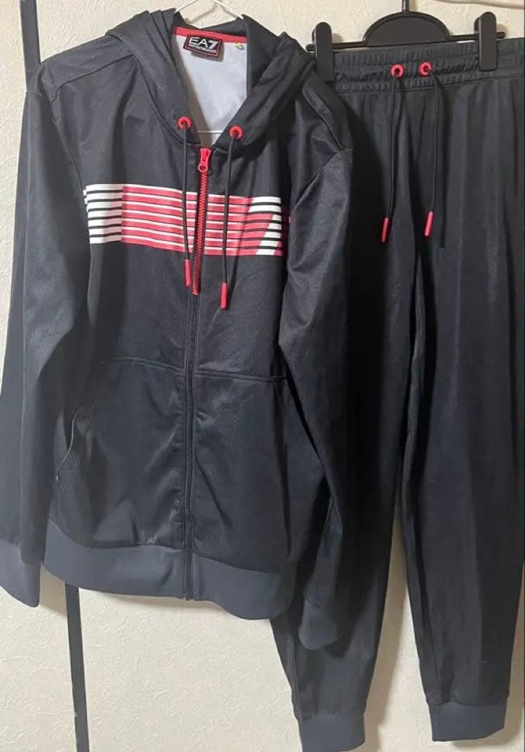 【確実正規品】EA7 Emporio Armani ジャージセット ブラック