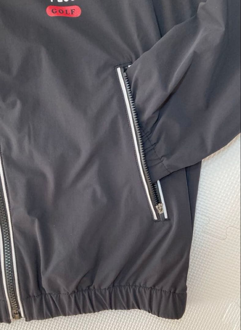 PAPAS PLUS GOLF 防寒・防風裏フリースフルジップブルゾン／Mサイズ