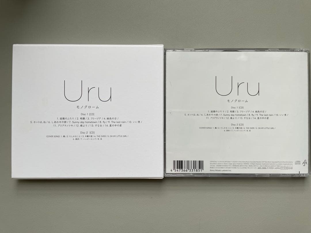 【2CD】Uru モノクローム 初回限定生産B