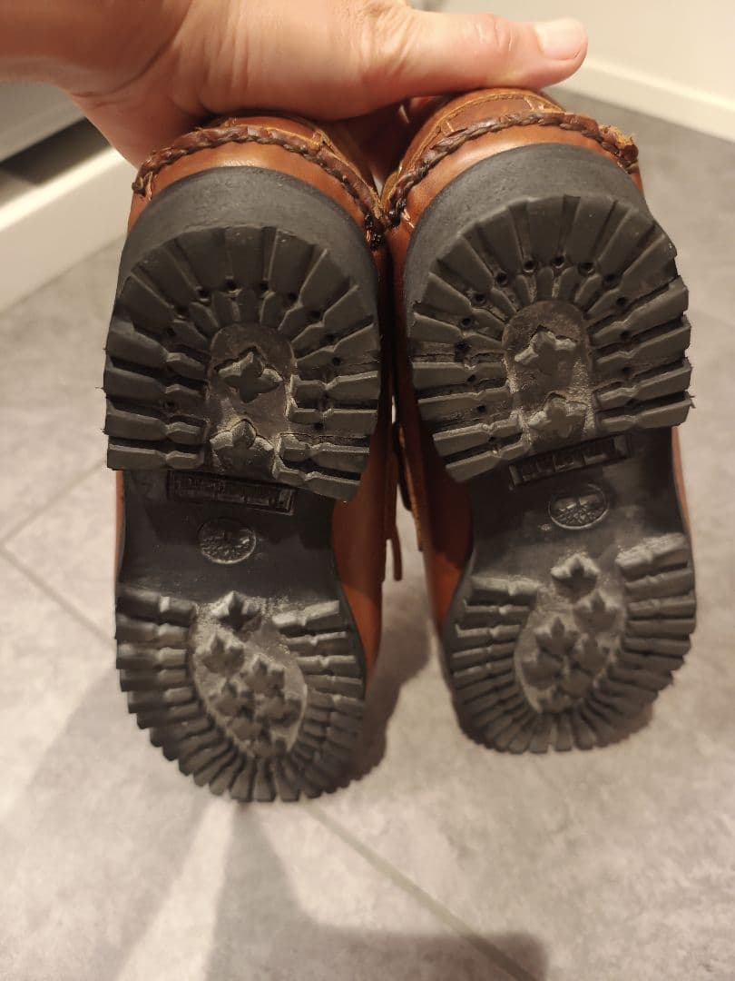 ティンバーランド　ユナイテッドアローズ別注　ブラウン レザー デッキシューズ