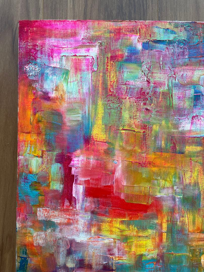 【最終価格】絵画　油絵　原画　抽象画　現代アート　F10