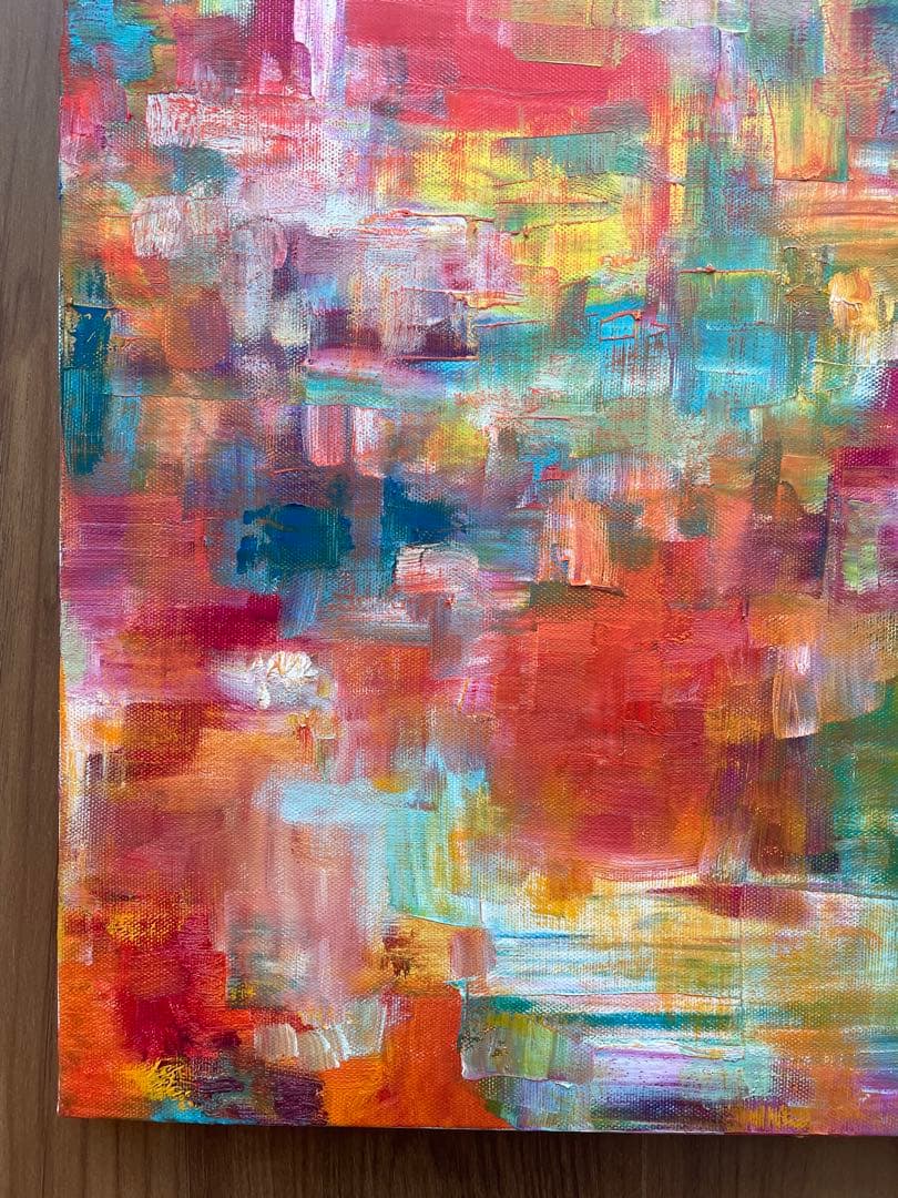 【最終価格】絵画　油絵　原画　抽象画　現代アート　F10