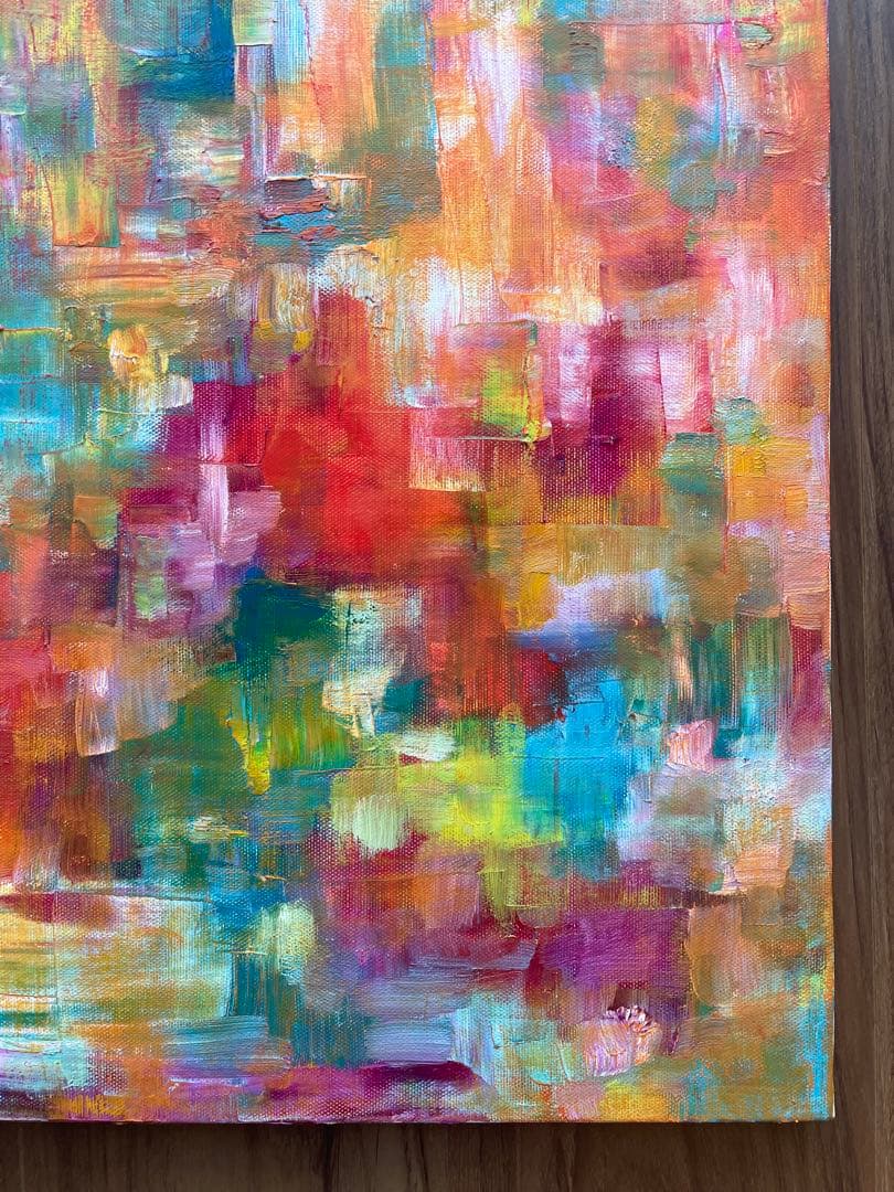 【最終価格】絵画　油絵　原画　抽象画　現代アート　F10