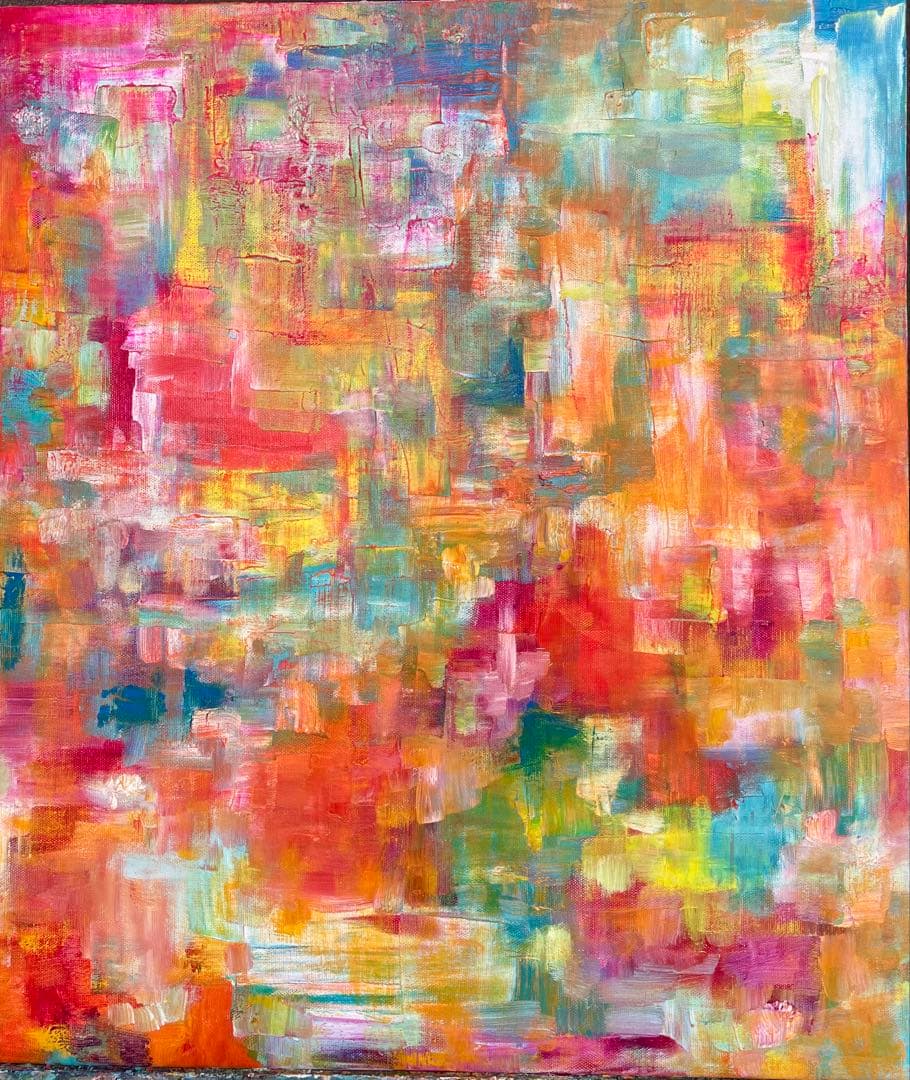 【最終価格】絵画　油絵　原画　抽象画　現代アート　F10