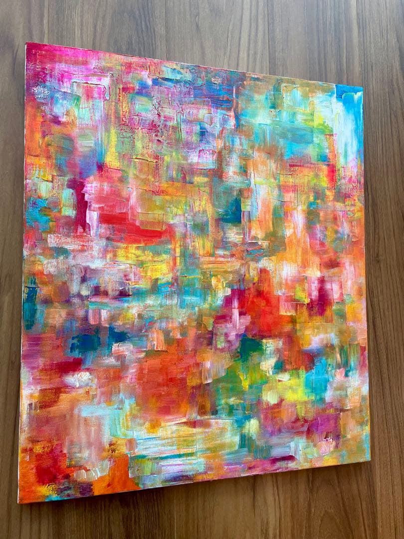 【最終価格】絵画　油絵　原画　抽象画　現代アート　F10