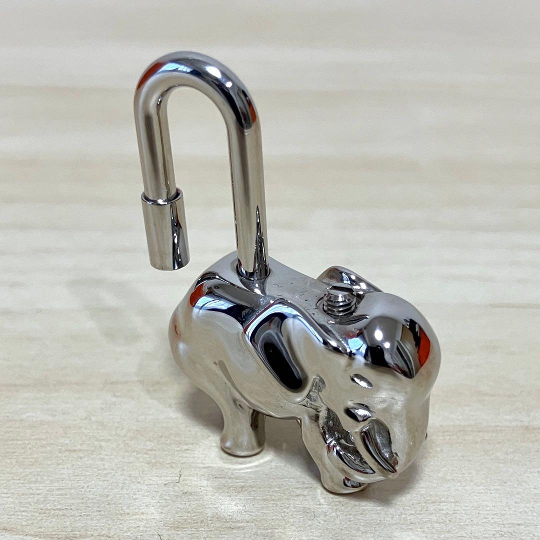 HERMÈS エルメス カデナ エレファント シルバーカラー