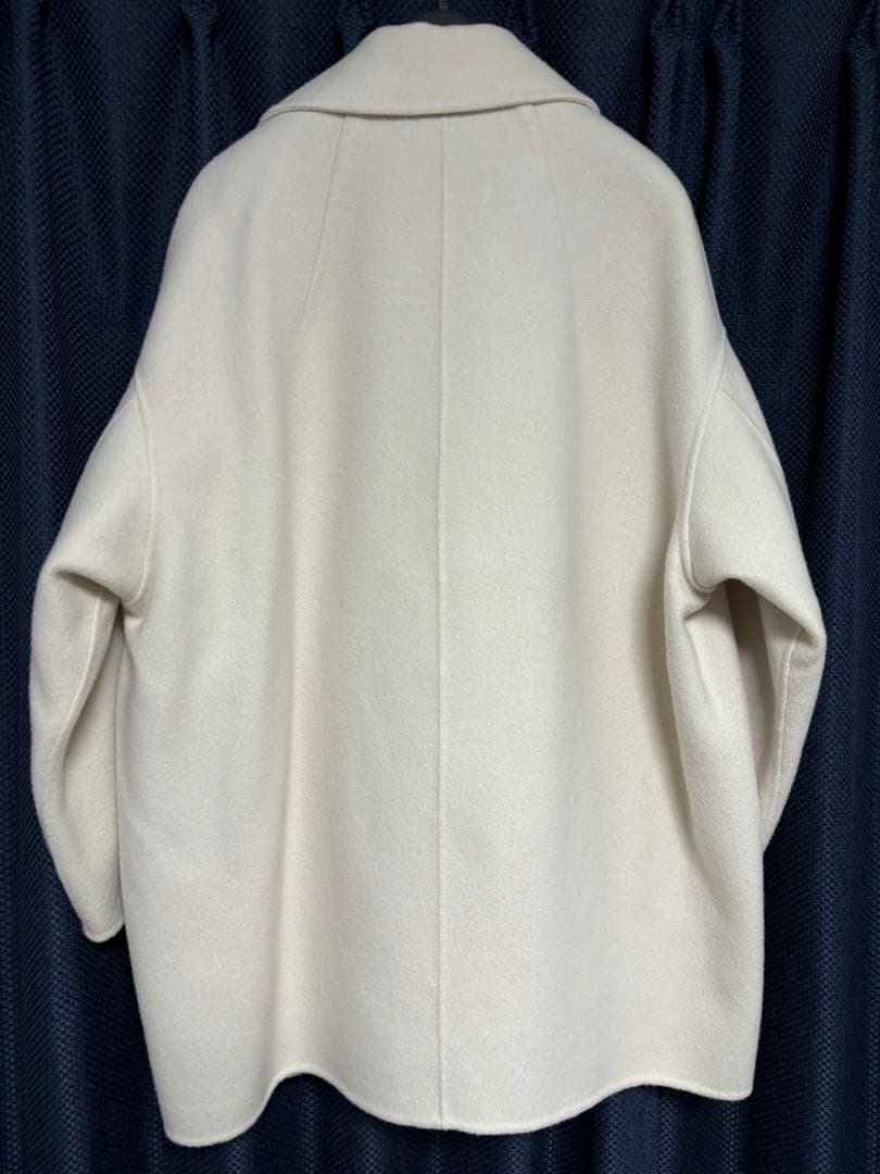 ナノユニバース☆スーパー140ウールリバーミドルコート