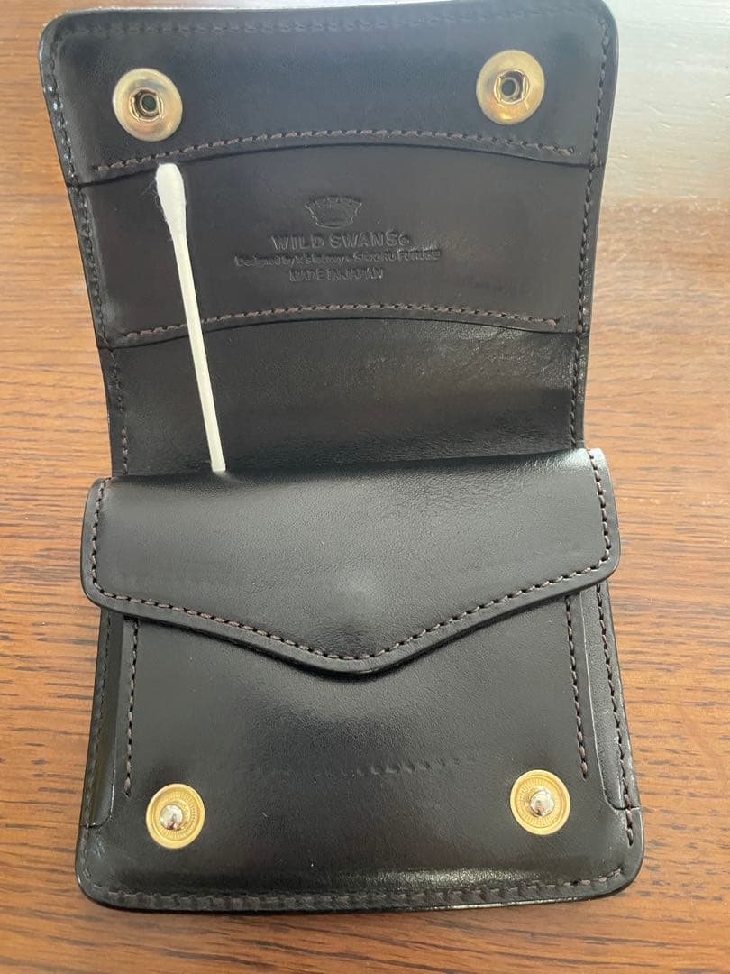 ワイルドスワンズ kf003 サドルプルアップ　ブラック　旧ロゴ