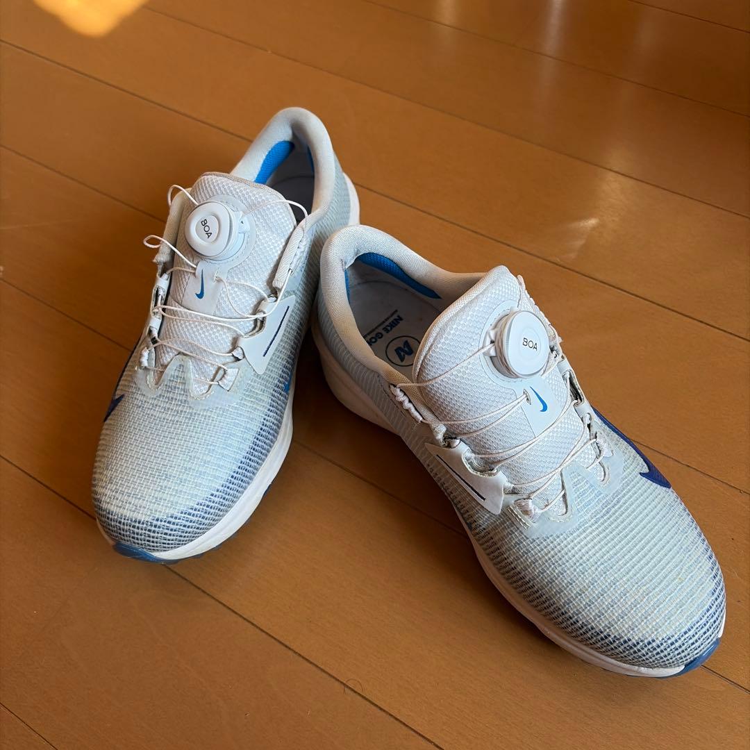 Nike ゴルフシューズ ホワイト/ブルー