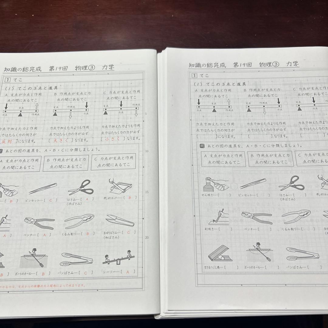 ㉓C サピックス　SAPIX 社会　知識の総完成　36回分　欠番なし　重要暗記