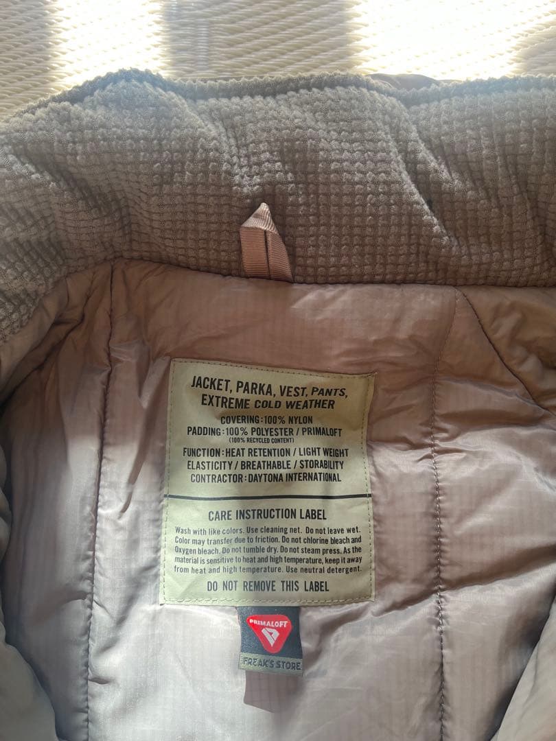 フリークスストア/ミリタリー/ジャケット/LEVEL7/プリマロフト/ECWCS