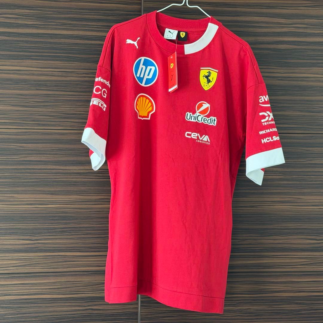 スクーデリア フェラーリ 2025 ドライバー オーバーサイズ T シャツ