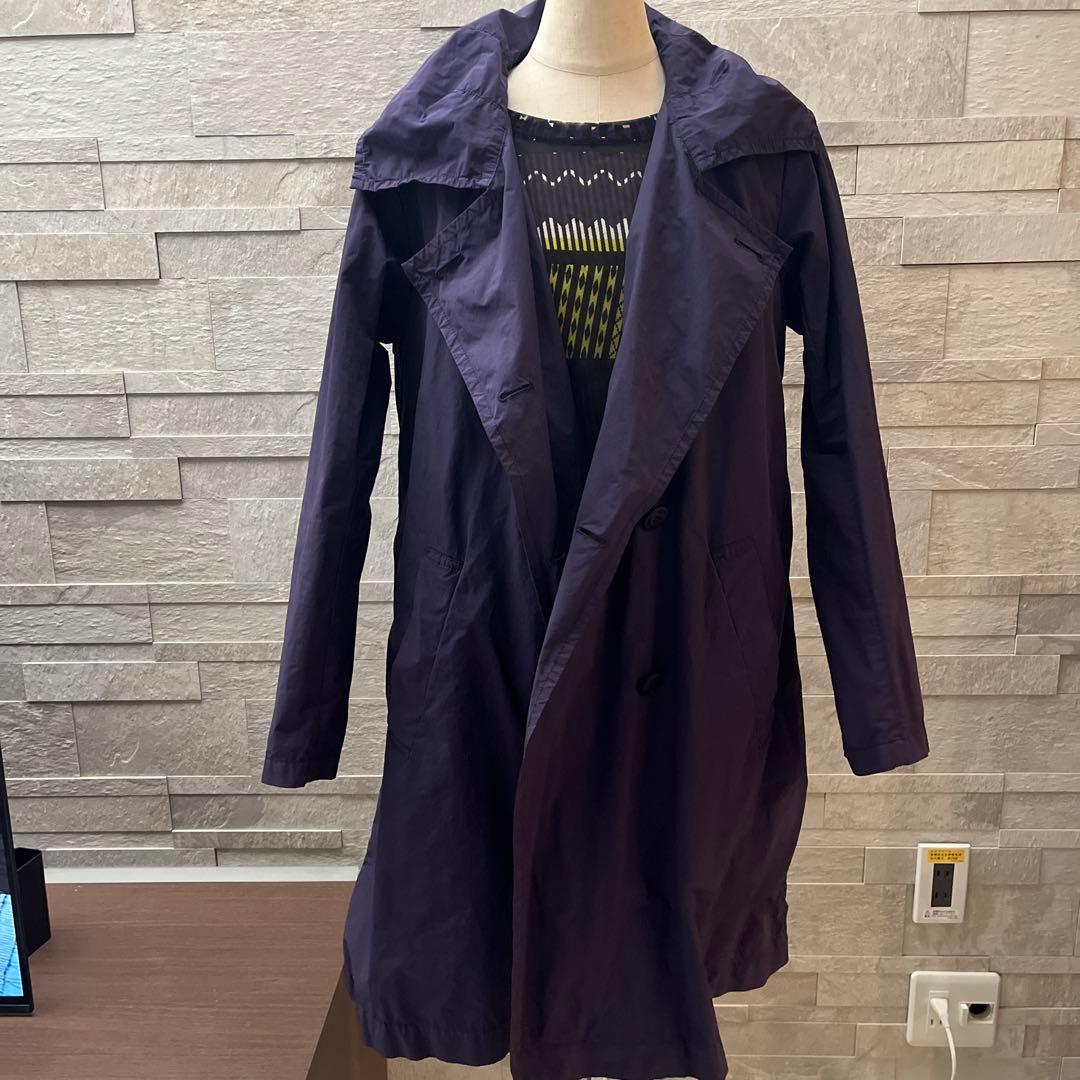 ミーバイイッセイミヤケISSEY MIYAKE 紫色コート