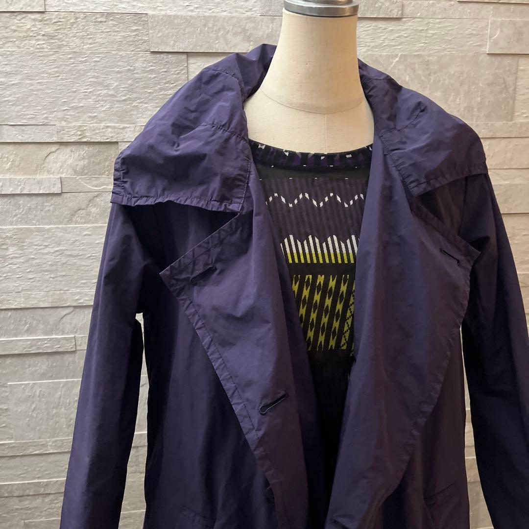ミーバイイッセイミヤケISSEY MIYAKE 紫色コート