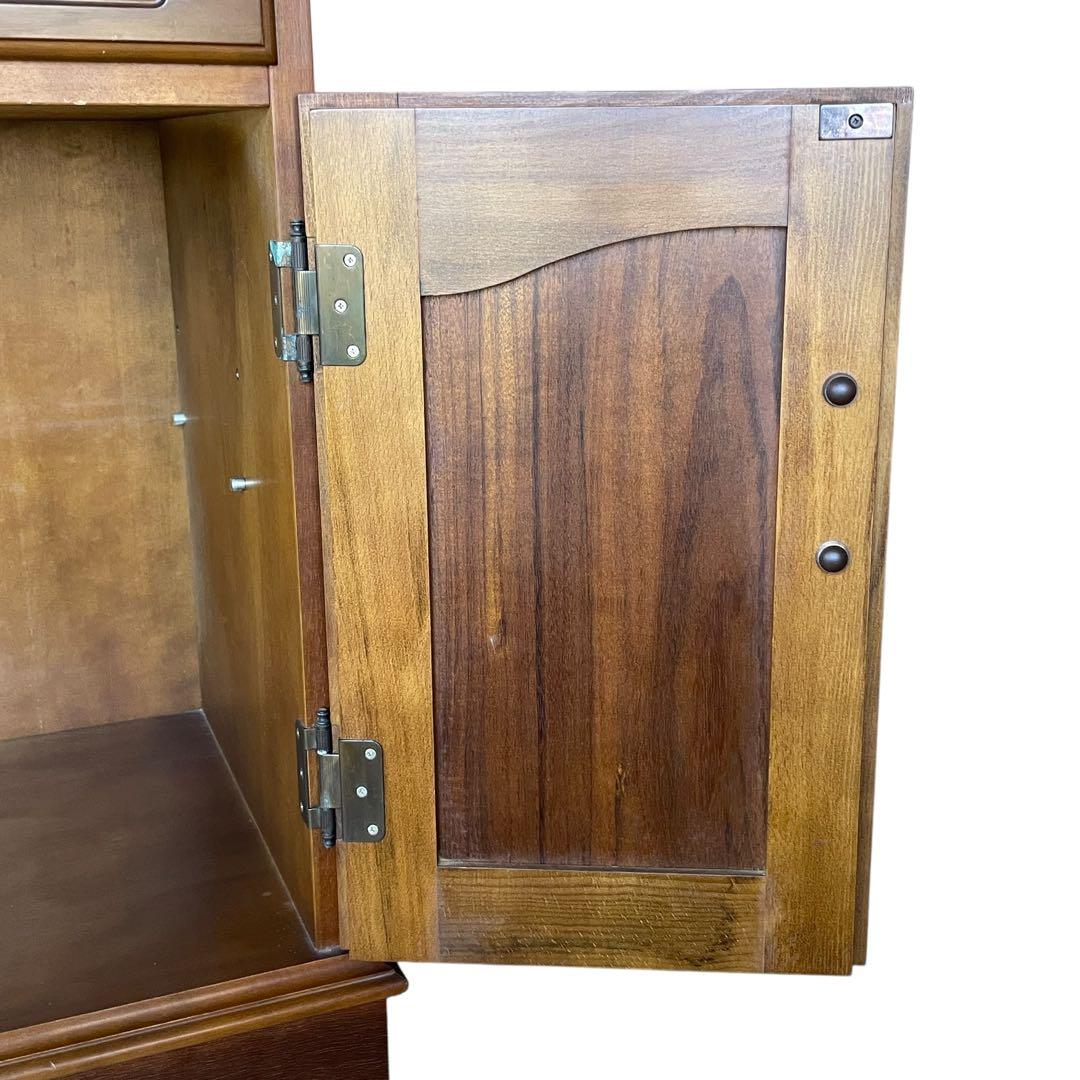 【希少】カリモク コロニアル ライティングビューロー デスク チェスト 木製