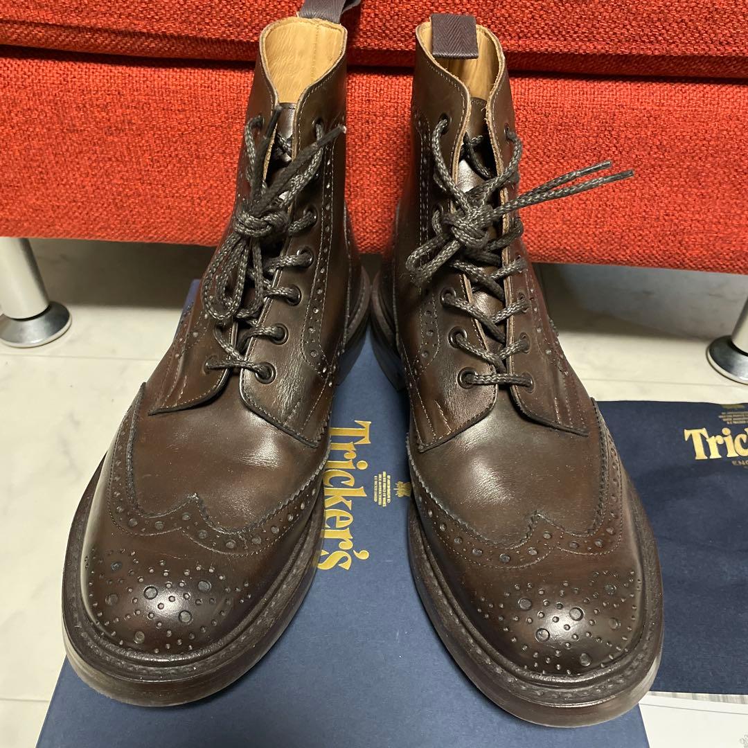 極美品　トリッカーズ　ストウ　カプチーノ　UK9